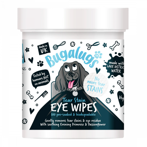 Салфетки для удаления слезных пятен у собак Bugalugs