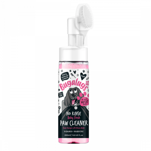 Bugalugs Baby Fresh Средство для чистки лап для собак и кошек, не требующее смывания.