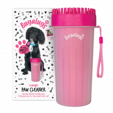 Розовый стаканчик для чистки лап для собак и ..
